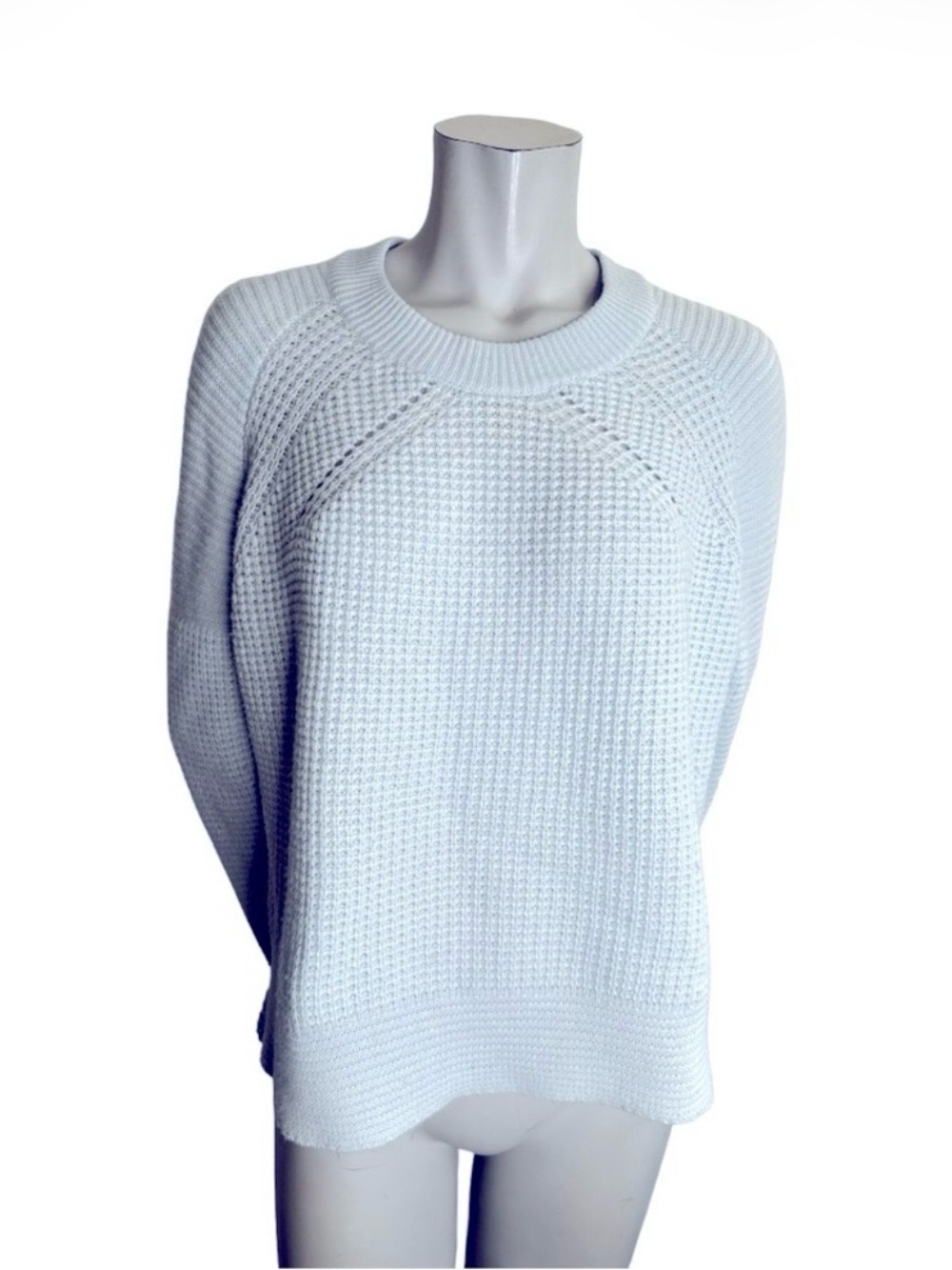 Autumn Cashmere Crewneck Sweater in Pale Blue
